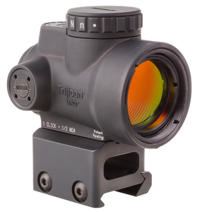 Trijicon 1x25 MRO Green Dot Sight Matte, 2 MOA Adjustable Dot (Green), Full Co-Witness Mount Trijicon 1x25 MRO Green Dot Sight Matte, 2 MOA Adjustable Dot (Green), Full Co-Witness Mount
