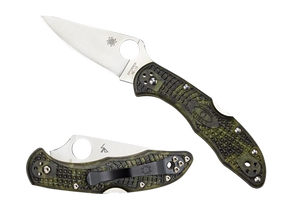 Spyderco , Spy C11zfpgr Delica 4 Lightweight Zome Grn Spyderco , Spy C11zfpgr Delica 4 Lightweight Zome Grn
