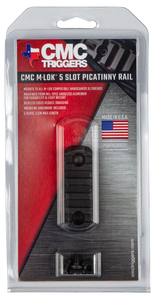 CMC Triggers 81722 Picatinny Rail2.50" 0.40" Mount Height 5 Slot Matte Black M-LOK Aluminum CMC Triggers 81722 Picatinny Rail2.50" 0.40" Mount Height 5 Slot Matte Black M-LOK Aluminum
