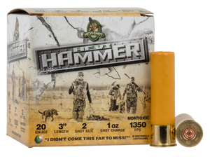 Hevi-Shot Hammer Ammunition 20 Gauge Non-Toxic Shot Hevi-Shot Hammer Ammunition 20 Gauge Non-Toxic Shot