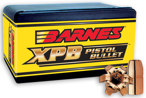 Barnes XPB Handgun Bullets Solid Copper Hollow Point Lead-Free Box of 20 Barnes XPB Handgun Bullets Solid Copper Hollow Point Lead-Free Box of 20