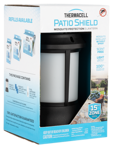 Thermacell PSLL2 Patio Shield Lantern Mosquito Repeller Black Effective 15 ft Odorless Scent Repels Mosquito Effective Up to 12 hrs Thermacell PSLL2 Patio Shield Lantern Mosquito Repeller Black Effective 15 ft Odorless Scent Repels Mosquito Effective Up to 12 hrs