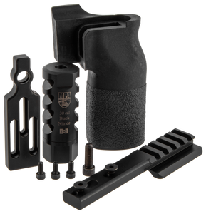 MasterPiece Arms 308PMRACCBUNDLE ACCBundleDN3 Muzzle Brake, Vertical Grip, V4 Spigot Mount & Bag Rider For 308 Win MasterPiece Arms PMR MasterPiece Arms 308PMRACCBUNDLE ACCBundleDN3 Muzzle Brake, Vertical Grip, V4 Spigot Mount & Bag Rider For 308 Win MasterPiece Arms PMR