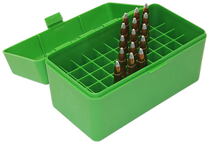 MTM Case-Gard RS5010 Ammo Box223 Rem 204 Ruger Green Polypropylene 50rd MTM Case-Gard RS5010 Ammo Box223 Rem 204 Ruger Green Polypropylene 50rd