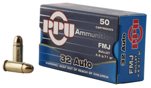 PPU PPH32AF Handgun Defense 32 ACP 71 gr FMJ50rd Bx PPU PPH32AF Handgun Defense 32 ACP 71 gr FMJ50rd Bx