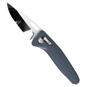 S.O.G SOG12730457 One-Zero XR 3.10" Folding Plain Satin/Polished Cryo CPM S35VN Steel Blade/ Smoke Gray Sculpted Aluminum Handle S.O.G SOG12730457 One-Zero XR 3.10" Folding Plain Satin/Polished Cryo CPM S35VN Steel Blade/ Smoke Gray Sculpted Aluminum Handle
