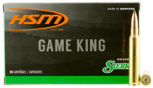 HSM 358NORMA2N Game King Hunting 358 Norma 225 gr Sierra GameKing Spitzer Boat-Tail (SGSBT) 20 Per Box/ 20 Cs HSM 358NORMA2N Game King Hunting 358 Norma 225 gr Sierra GameKing Spitzer Boat-Tail (SGSBT) 20 Per Box/ 20 Cs