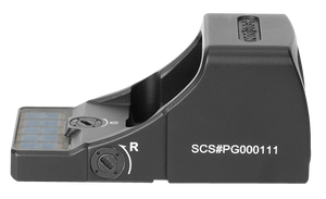 Holosun SCSMP2GR SCS MP2 Black Anodized 0.58 x 0.77 2 MOA Green Dot/32 MOA Green Circle Multi Reticle