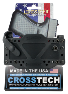 Limbsaver 12504 CrossTechIWB/OWB Black Polymer Belt Clip/Strap Fits Universal Handgun Ambidextrous Limbsaver 12504 CrossTechIWB/OWB Black Polymer Belt Clip/Strap Fits Universal Handgun Ambidextrous