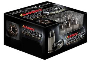 Barnes TAC-XPD Ammunition 380 ACP 80 Grain TAC-XP Hollow Point Lead-Free 20RD Barnes TAC-XPD Ammunition 380 ACP 80 Grain TAC-XP Hollow Point Lead-Free 20RD