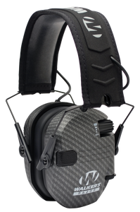 Walker's GWPRSEMCARB Razor Slim Electronic Muff Polymer 23 dB Over the Head Carbon Gray/Black Adult Walker's GWPRSEMCARB Razor Slim Electronic Muff Polymer 23 dB Over the Head Carbon Gray/Black Adult