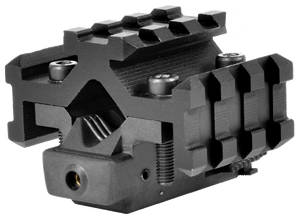 NcStar ATRLS Red Laser5mW with 635-655nM Wavelength, Black Finish & Tri-Rail Universal Barrel Mount fits most Standard Rifle Barrel Diameters