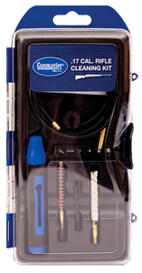 DAC GM17R GunMaster Cleaning Kit 17 Cal Rifle/14 Pieces Black/Blue DAC GM17R GunMaster Cleaning Kit 17 Cal Rifle/14 Pieces Black/Blue