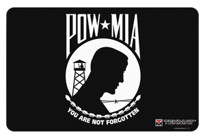 TekMat TEKR17POWMIA POW MIA Cleaning Mat Black/White Rubber 17" Long "You Are Not Forgotten" TekMat TEKR17POWMIA POW MIA Cleaning Mat Black/White Rubber 17" Long "You Are Not Forgotten"