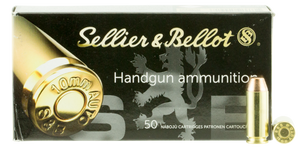 Sellier & Bellot Ammunition 10mm Auto 180 Grain Full Metal Jacket Sellier & Bellot Ammunition 10mm Auto 180 Grain Full Metal Jacket