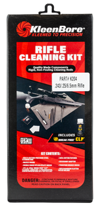 KleenBore K204 Rifle Classic Cleaning Kit 6.5mm/25/243 Cal KleenBore K204 Rifle Classic Cleaning Kit 6.5mm/25/243 Cal