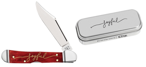 Case 10625 CopperLock Christmas Joyful Tin Mini