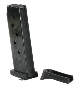 Ruger Magazine Ruger LCP 380 ACP 6-Round Steel Blue with Finger Rest Ruger Magazine Ruger LCP 380 ACP 6-Round Steel Blue with Finger Rest