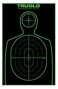 Truglo Tru-see, Tru Tg-tg13a25 Target Handgun 12x18 25pk Truglo Tru-see, Tru Tg-tg13a25 Target Handgun 12x18 25pk