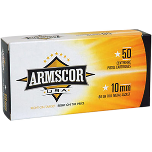 Armscor FAC102N USA Competition 10mm Auto 180 gr FMJ50rd Bx Armscor FAC102N USA Competition 10mm Auto 180 gr FMJ50rd Bx