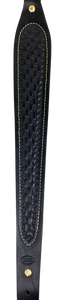 Hunter Company 027-138-01 CobraBlack Leather/Suede with Basket Weave Design for Rifle Hunter Company 027-138-01 CobraBlack Leather/Suede with Basket Weave Design for Rifle