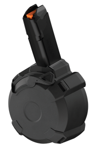 Magpul PMAG D-50 GL9 Drum Magazine Glock Compatible PCC 9mm Luger 50-Round Polymer Black Magpul PMAG D-50 GL9 Drum Magazine Glock Compatible PCC 9mm Luger 50-Round Polymer Black
