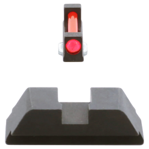 AmeriGlo GFT113 Specialty Sight Set for GlockBlack | Red Fiber Optic Front Sight Black Rear Sight AmeriGlo GFT113 Specialty Sight Set for GlockBlack | Red Fiber Optic Front Sight Black Rear Sight