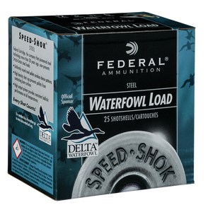 Federal WF1452 Speed-Shok Waterfowl 12 Gauge 2.75" 1 1/8 oz 2 Shot 25 Per Box/ 10 Cs Federal WF1452 Speed-Shok Waterfowl 12 Gauge 2.75" 1 1/8 oz 2 Shot 25 Per Box/ 10 Cs