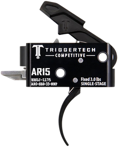 TriggerTech AR0SBB33NNP CompetitivePro Curved Single-Stage 3 lbs Fixed for AR-15 TriggerTech AR0SBB33NNP CompetitivePro Curved Single-Stage 3 lbs Fixed for AR-15