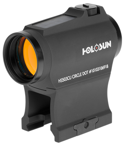 Holosun HS503CU Paralow Red Dot Sight 1x 20mm 65 MOA Circle with 2 MOA Dot Picatinny- Style Low and Lower 1/3 Co-Witness Mounts Solar/Battery Powered Matte Black Holosun HS503CU Paralow Red Dot Sight 1x 20mm 65 MOA Circle with 2 MOA Dot Picatinny- Style Low and Lower 1/3 Co-Witness Mounts Solar/Battery Powered Matte Black