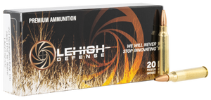 Lehigh Defense CC Ammunition 223 Remington 62 Grain Controlled Chaos Lead Free 20RD Lehigh Defense CC Ammunition 223 Remington 62 Grain Controlled Chaos Lead Free 20RD
