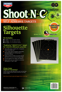 Birchwood Casey 34605 Shoot-N-CSelf-Adhesive Paper Universal Multi Color Silhouette Includes Pasters 5 Pack Birchwood Casey 34605 Shoot-N-CSelf-Adhesive Paper Universal Multi Color Silhouette Includes Pasters 5 Pack
