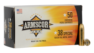 Armscor FAC3817N USA Competition 38 Special 158 gr FMJ50rd Bx Armscor FAC3817N USA Competition 38 Special 158 gr FMJ50rd Bx