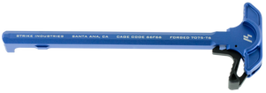 Strike ARCHELBLU Extended Latch Charging Handle AR-15 Blue Anodized Aluminum Strike ARCHELBLU Extended Latch Charging Handle AR-15 Blue Anodized Aluminum