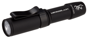 Browning Microblast Flashlight LED with 1 AAA Battery Aluminum Black Browning Microblast Flashlight LED with 1 AAA Battery Aluminum Black