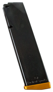 CZ Magazine CZ 75 TS 40 S&W 17-Round with Orange Base Pad Steel Blue CZ Magazine CZ 75 TS 40 S&W 17-Round with Orange Base Pad Steel Blue