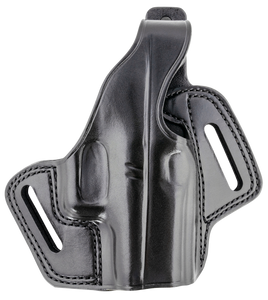 Galco FL800RB FletchOWB Black Leather Belt Slide Fits Glock 43 Fits Glock 43X Fits Springfield Hellcat Right Hand