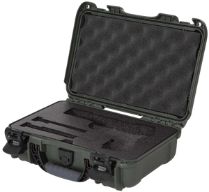 Nanuk 909CLASG6 909 Classic Gun Case Waterproof & Airline Approved Olive Polyethylene with Closed-Cell Foam 11.44" L x 7" W x 3.68" H Interior Dimensions Nanuk 909CLASG6 909 Classic Gun Case Waterproof & Airline Approved Olive Polyethylene with Closed-Cell Foam 11.44" L x 7" W x 3.68" H Interior Dimensions