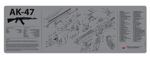 TekMat TEKR36AK47GY AK-47 Cleaning Mat Black/Gray Rubber 36" Long AK-47 Parts Diagram TekMat TEKR36AK47GY AK-47 Cleaning Mat Black/Gray Rubber 36" Long AK-47 Parts Diagram