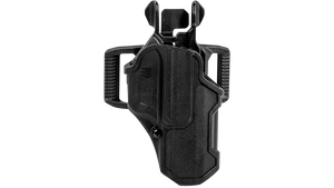 Blackhawk 410200BKL T-Series L2C Light Bearing OWB Black Polymer Belt Slide Compatible w/Glock 17/19/22/23/31/32/45/47Left Hand Blackhawk 410200BKL T-Series L2C Light Bearing OWB Black Polymer Belt Slide Compatible w/Glock 17/19/22/23/31/32/45/47Left Hand
