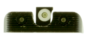 TruGlo TG231B1W Tritium ProBlack | Green Tritium White Outline Front Sight Green Tritium Rear Sight TruGlo TG231B1W Tritium ProBlack | Green Tritium White Outline Front Sight Green Tritium Rear Sight