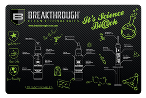 Breakthrough Clean BTRGMP Cleaning Mat Pistol Polyester Top w/Neoprene Rubber Backing 11" x 17" Breakthrough Clean BTRGMP Cleaning Mat Pistol Polyester Top w/Neoprene Rubber Backing 11" x 17"