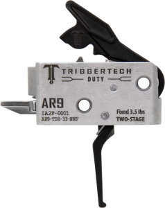 TriggerTech AH9TDB33NNF DutyFlat Trigger Two-Stage 3.50 lbs Draw Weight Fits AR-9 TriggerTech AH9TDB33NNF DutyFlat Trigger Two-Stage 3.50 lbs Draw Weight Fits AR-9