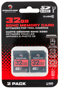 Stealth Cam STC32GB2PK SD Memory Card32GB 2 Per Pkg Stealth Cam STC32GB2PK SD Memory Card32GB 2 Per Pkg