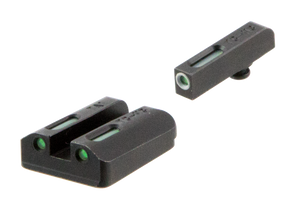 TRUGLO TFX Sight Set Taurus Millennium G2, 709 Slim, 740 Slim Tritium Fiber Optic Green with White Front Dot Outline TRUGLO TFX Sight Set Taurus Millennium G2, 709 Slim, 740 Slim Tritium Fiber Optic Green with White Front Dot Outline