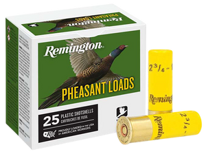 Remington PL206 Pheasant Loads 20 ga 2.75 1 oz 6 Shot 25Box/10Case in. Remington PL206 Pheasant Loads 20 ga 2.75 1 oz 6 Shot 25Box/10Case in.