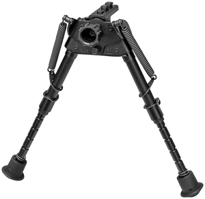 Harris Bipods S-BRMM-LOK Swivel BR M-LOK, 6-9", Black Steel/Aluminum, Notched Legs, Rubber Feet Harris Bipods S-BRMM-LOK Swivel BR M-LOK, 6-9", Black Steel/Aluminum, Notched Legs, Rubber Feet