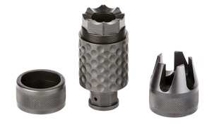 Spikes Tactical SAKB0200 Barking Spider2 Muzzle Brake Black Nitride 4140 Chromoly Steel with 5/8"-24 tpi Threads, 3.75" OAL & 1.40" Diameter for 30 Cal Spikes Tactical SAKB0200 Barking Spider2 Muzzle Brake Black Nitride 4140 Chromoly Steel with 5/8"-24 tpi Threads, 3.75" OAL & 1.40" Diameter for 30 Cal