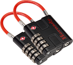 Hornady 96022 Rapid Safe TSA Lock Open With Combination Black/Red 2 Per Pkg Hornady 96022 Rapid Safe TSA Lock Open With Combination Black/Red 2 Per Pkg