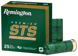 Remington Ammunition 20112 Premier STS Target Load 12 Gauge 2.75" 1 1/8 oz 8 Shot 25 Per Box/ 10 Cs Remington Ammunition 20112 Premier STS Target Load 12 Gauge 2.75" 1 1/8 oz 8 Shot 25 Per Box/ 10 Cs
